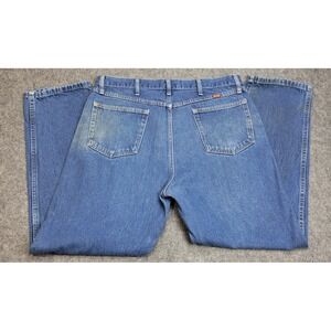 Rustler Jeans Mens 38x30 Blue Denim Stretch Y2k Boho Streetwear Grunge Americana